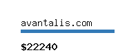 avantalis.com Website value calculator