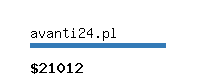 avanti24.pl Website value calculator