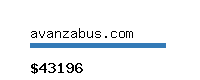 avanzabus.com Website value calculator