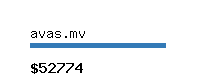 avas.mv Website value calculator