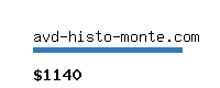 avd-histo-monte.com Website value calculator