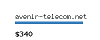 avenir-telecom.net Website value calculator
