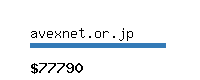 avexnet.or.jp Website value calculator