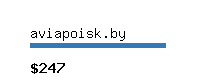 aviapoisk.by Website value calculator