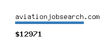 aviationjobsearch.com Website value calculator