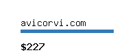 avicorvi.com Website value calculator