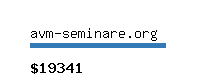 avm-seminare.org Website value calculator