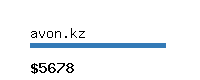 avon.kz Website value calculator