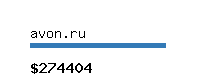 avon.ru Website value calculator