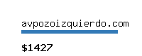 avpozoizquierdo.com Website value calculator