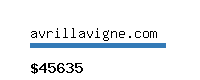 avrillavigne.com Website value calculator