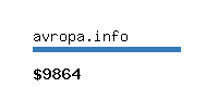 avropa.info Website value calculator
