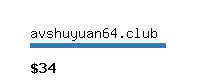avshuyuan64.club Website value calculator