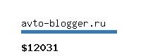 avto-blogger.ru Website value calculator