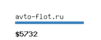 avto-flot.ru Website value calculator