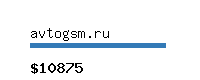 avtogsm.ru Website value calculator