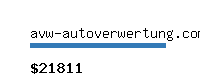 avw-autoverwertung.com Website value calculator