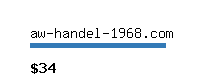 aw-handel-1968.com Website value calculator