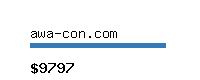 awa-con.com Website value calculator