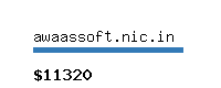 awaassoft.nic.in Website value calculator