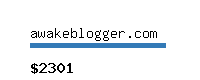 awakeblogger.com Website value calculator