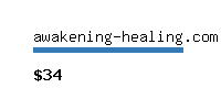 awakening-healing.com Website value calculator