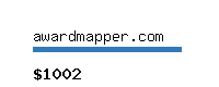 awardmapper.com Website value calculator