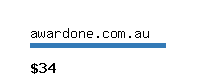 awardone.com.au Website value calculator