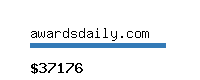 awardsdaily.com Website value calculator