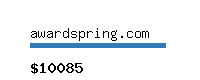 awardspring.com Website value calculator