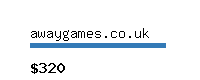 awaygames.co.uk Website value calculator