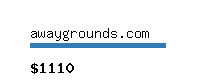 awaygrounds.com Website value calculator