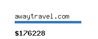 awaytravel.com Website value calculator