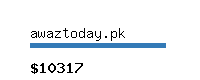 awaztoday.pk Website value calculator