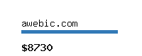 awebic.com Website value calculator