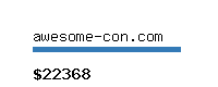 awesome-con.com Website value calculator