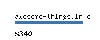 awesome-things.info Website value calculator