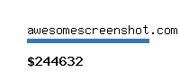 awesomescreenshot.com Website value calculator