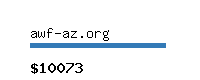 awf-az.org Website value calculator