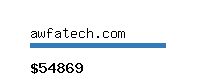 awfatech.com Website value calculator