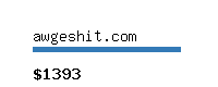 awgeshit.com Website value calculator