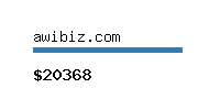 awibiz.com Website value calculator