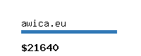 awica.eu Website value calculator