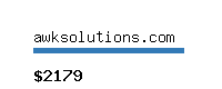 awksolutions.com Website value calculator