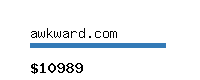 awkward.com Website value calculator