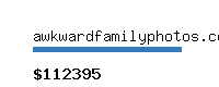 awkwardfamilyphotos.com Website value calculator