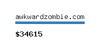 awkwardzombie.com Website value calculator