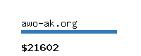 awo-ak.org Website value calculator