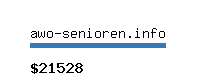 awo-senioren.info Website value calculator