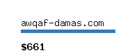 awqaf-damas.com Website value calculator